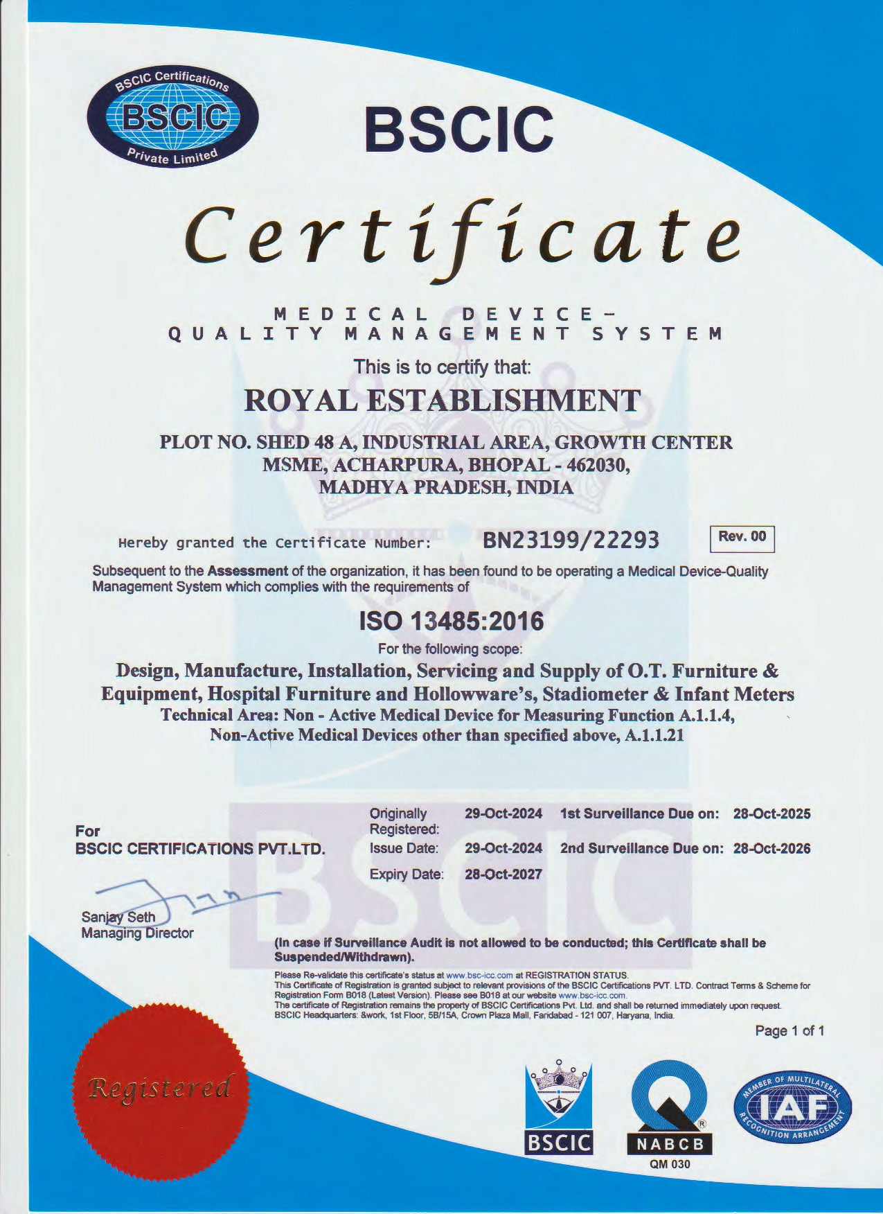 Certificate 1