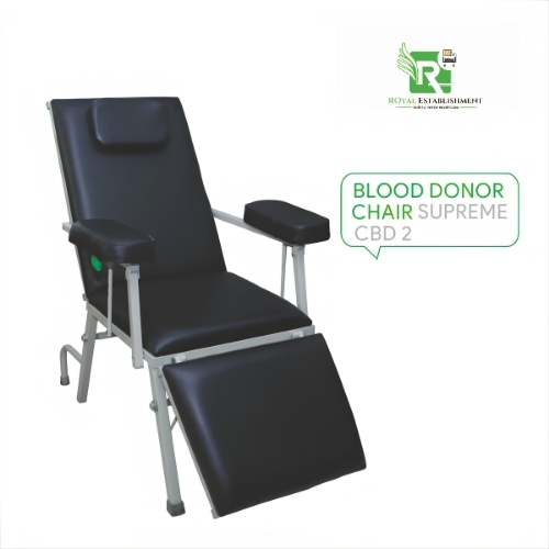 NET Black Manual Blood Donor Chair